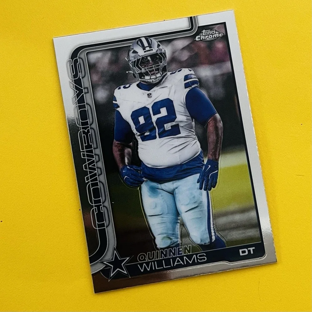 2025‎ Topps Chrome NFL Football Quinnen Williams #72 Dallas Cowboys
